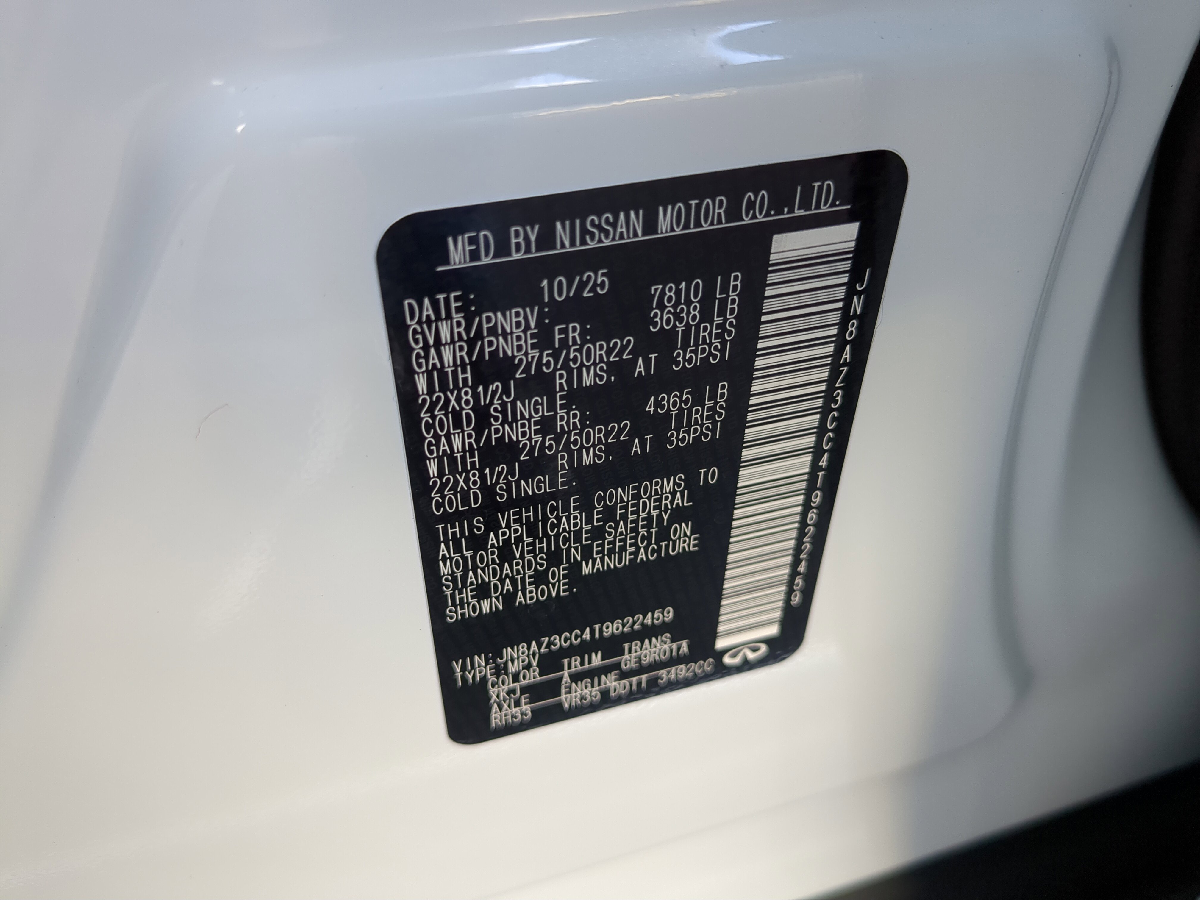 New 2026 INFINITI QX80 Autograph w/ Premium Cargo Package image 36