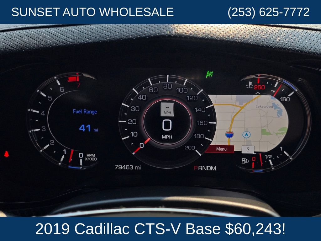 Used 2019 Cadillac CTS V w/ Carbon Fiber Package RWD image 27