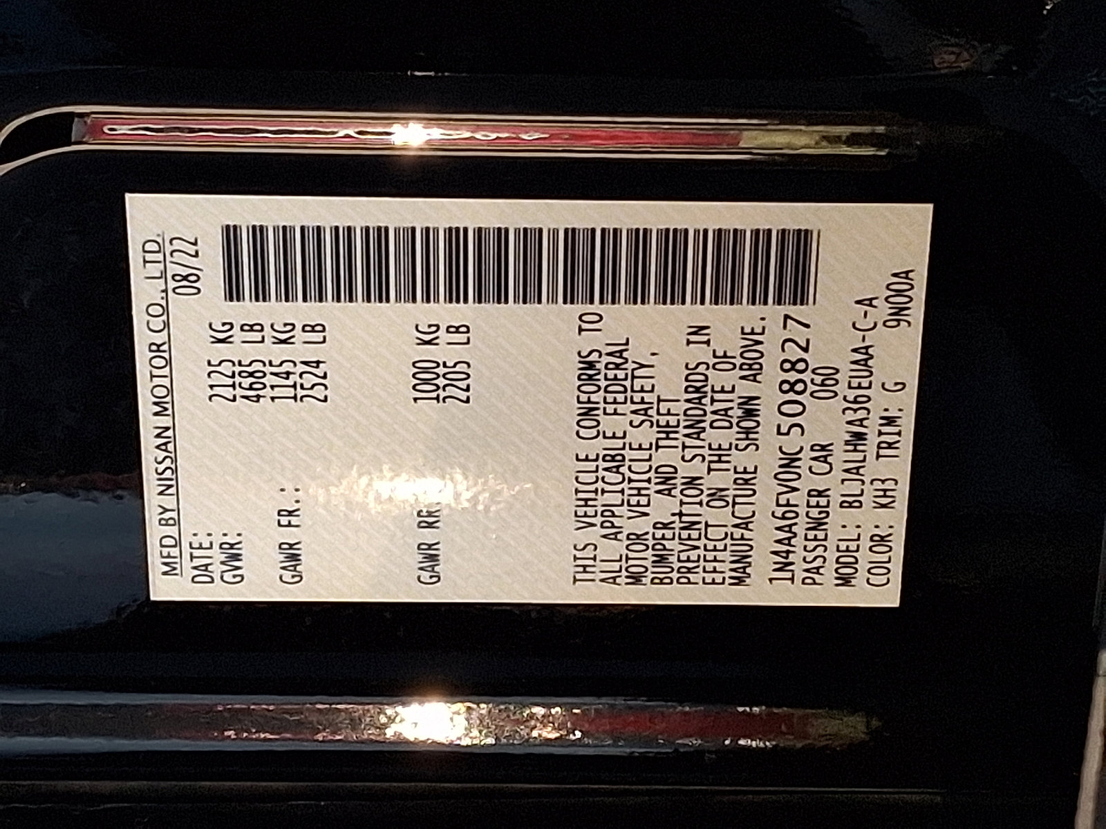 Certified 2022 Nissan Maxima Platinum w/ Sport Mat Group image 29