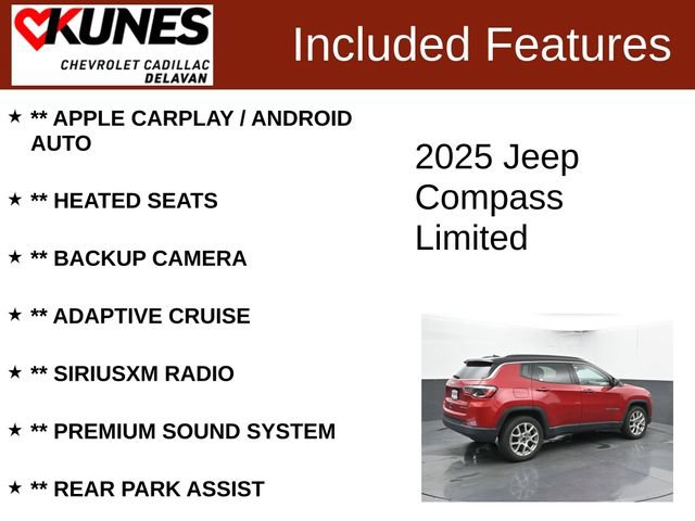 Used 2025 Jeep Compass Limited AWD/4WD image 3