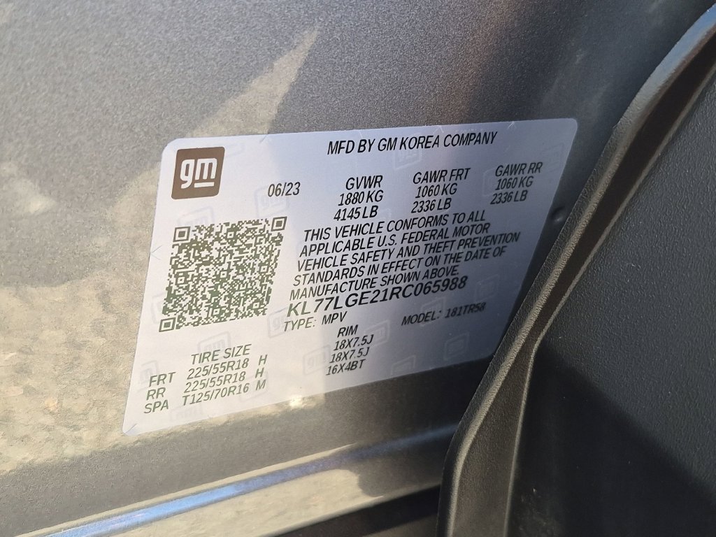 Certified 2024 Chevrolet Trax RS w/ Driver Confidence Package FWD image 31