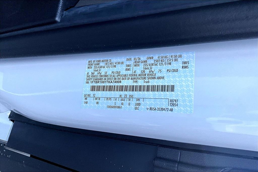 New 2026 Ford Transit 250 148 High Roof RWD image 12