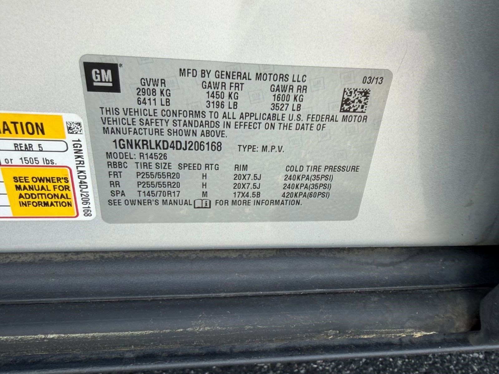 Used 2013 Chevrolet Traverse LTZ FWD image 21