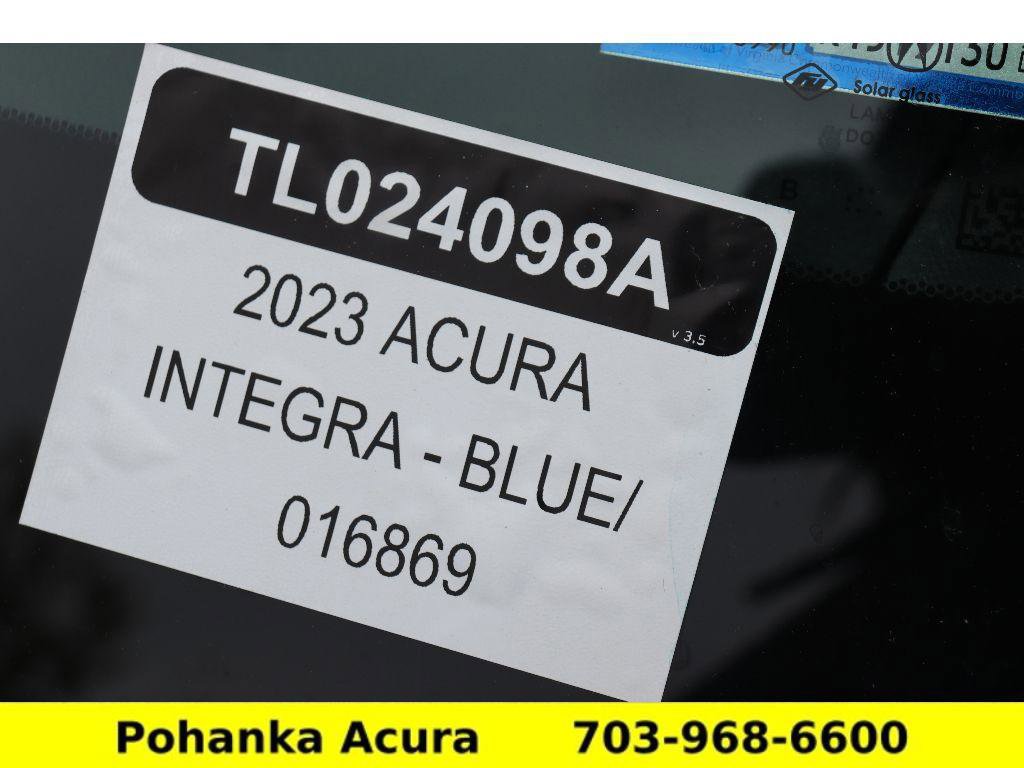 Certified 2023 Acura Integra CVT w/A-Spec Tech Package FWD image 37