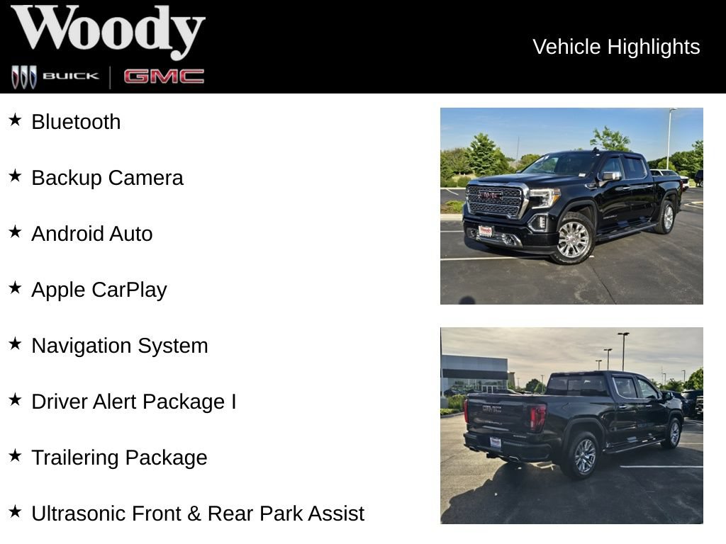 Used 2021 GMC Sierra 1500 Denali w/ Driver Alert Package II AWD/4WD image 3