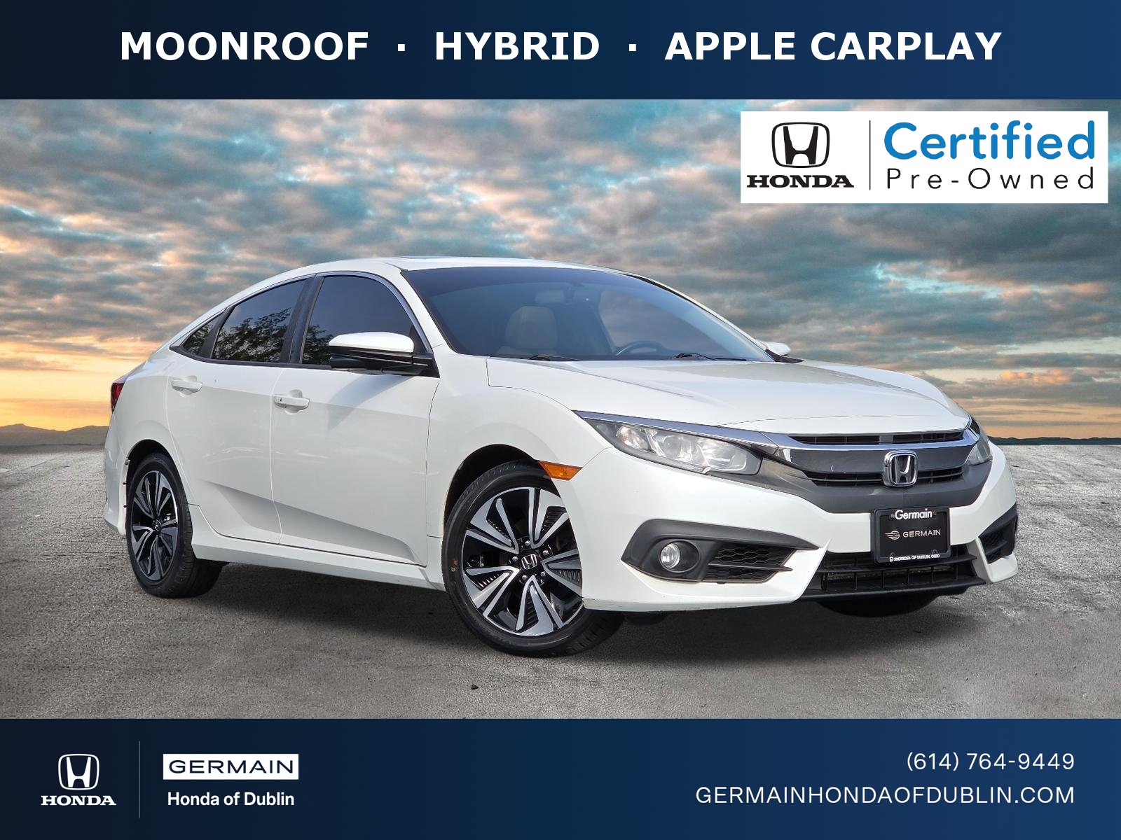 Certified 2017 Honda Civic EX-L