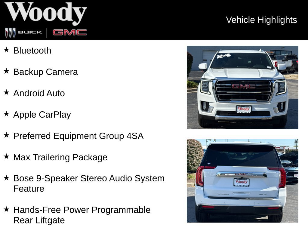 Used 2024 GMC Yukon SLT w/ Max Trailering Package AWD/4WD image 3