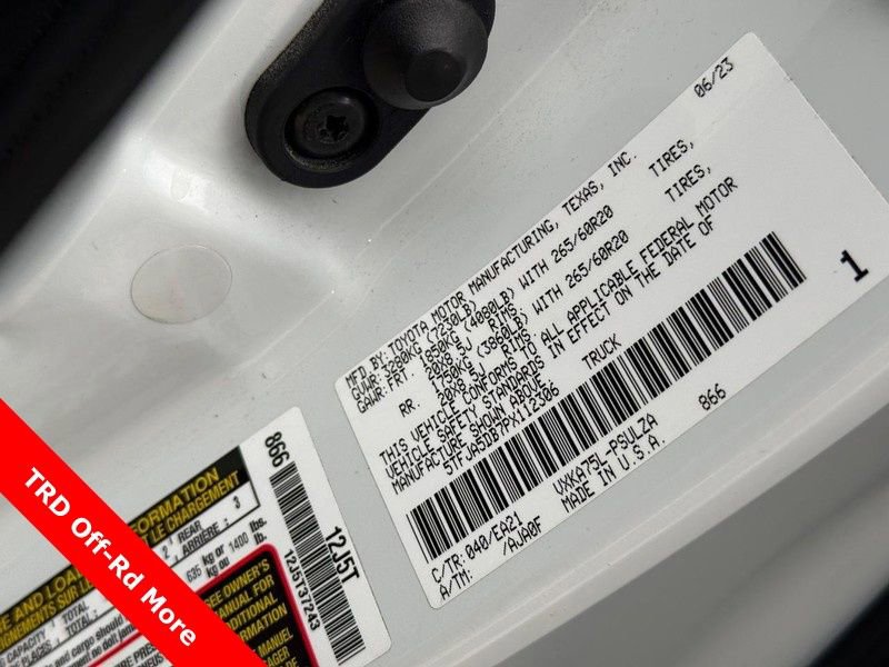 Used 2023 Toyota Tundra Limited w/ TRD Off-Road Package image 32