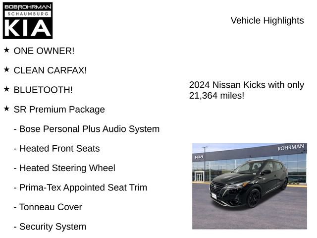 Used 2024 Nissan Kicks SR w/ SR Premium Package image 8