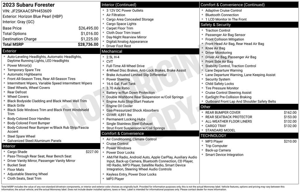 Used 2023 Subaru Forester AWD/4WD image 23