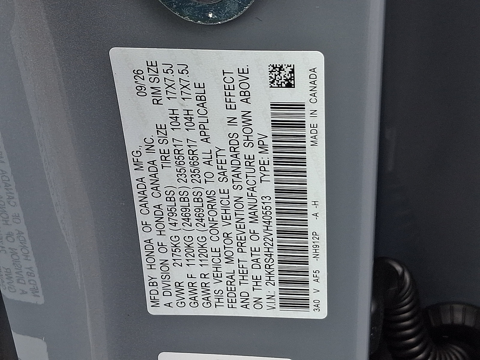 New 2027 Honda CR-V LX image 10