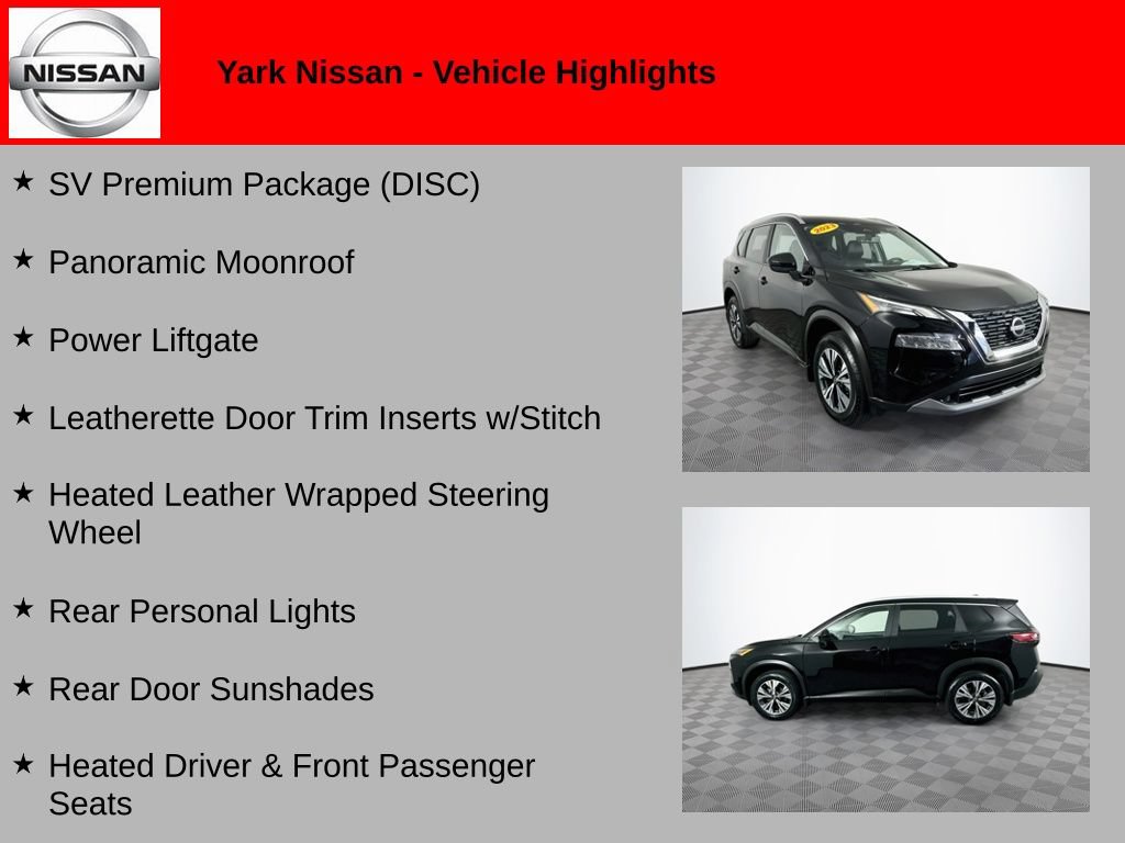 Certified 2023 Nissan Rogue SV w/ SV Premium B Package AWD/4WD image 2