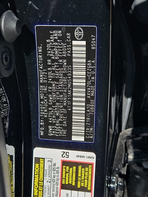 Used 2021 Toyota Camry XLE FWD image 31