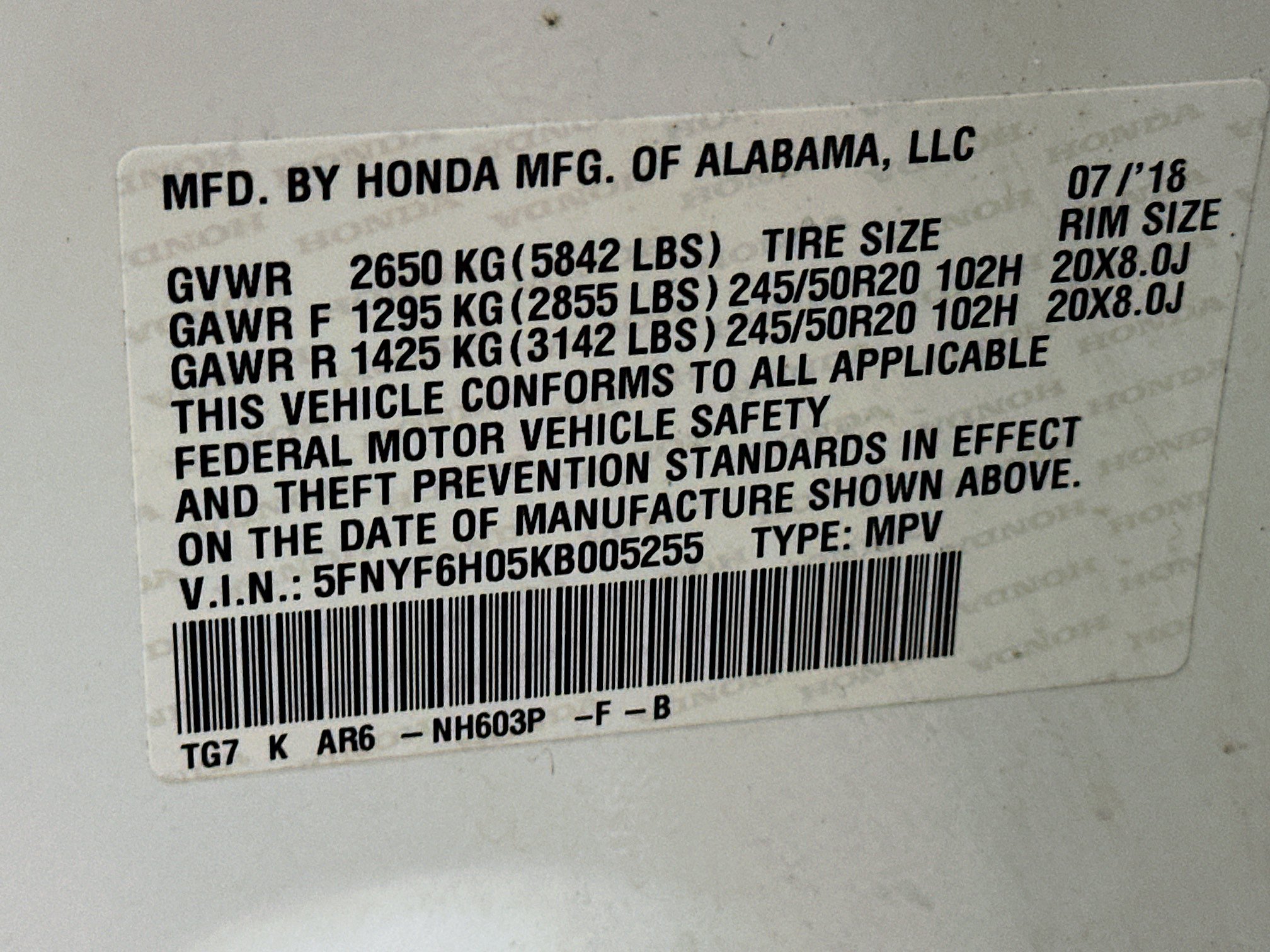 Used 2019 Honda Pilot Elite image 12