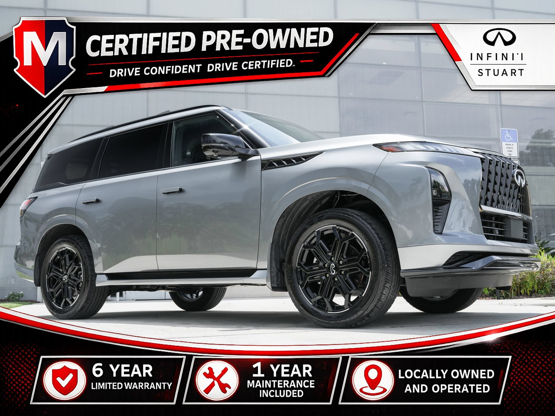 Certified 2026 INFINITI QX80 4WD w/ Sport Exterior Package