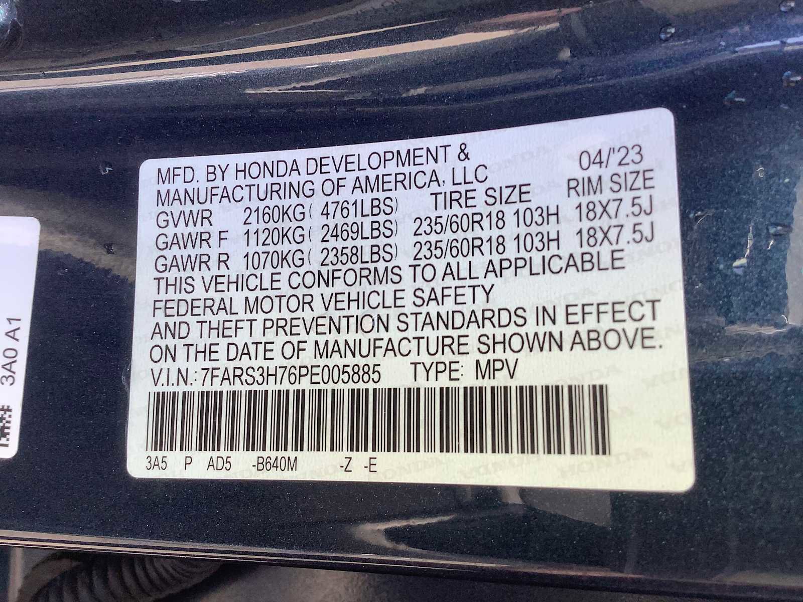 Certified 2023 Honda CR-V EX-L image 21