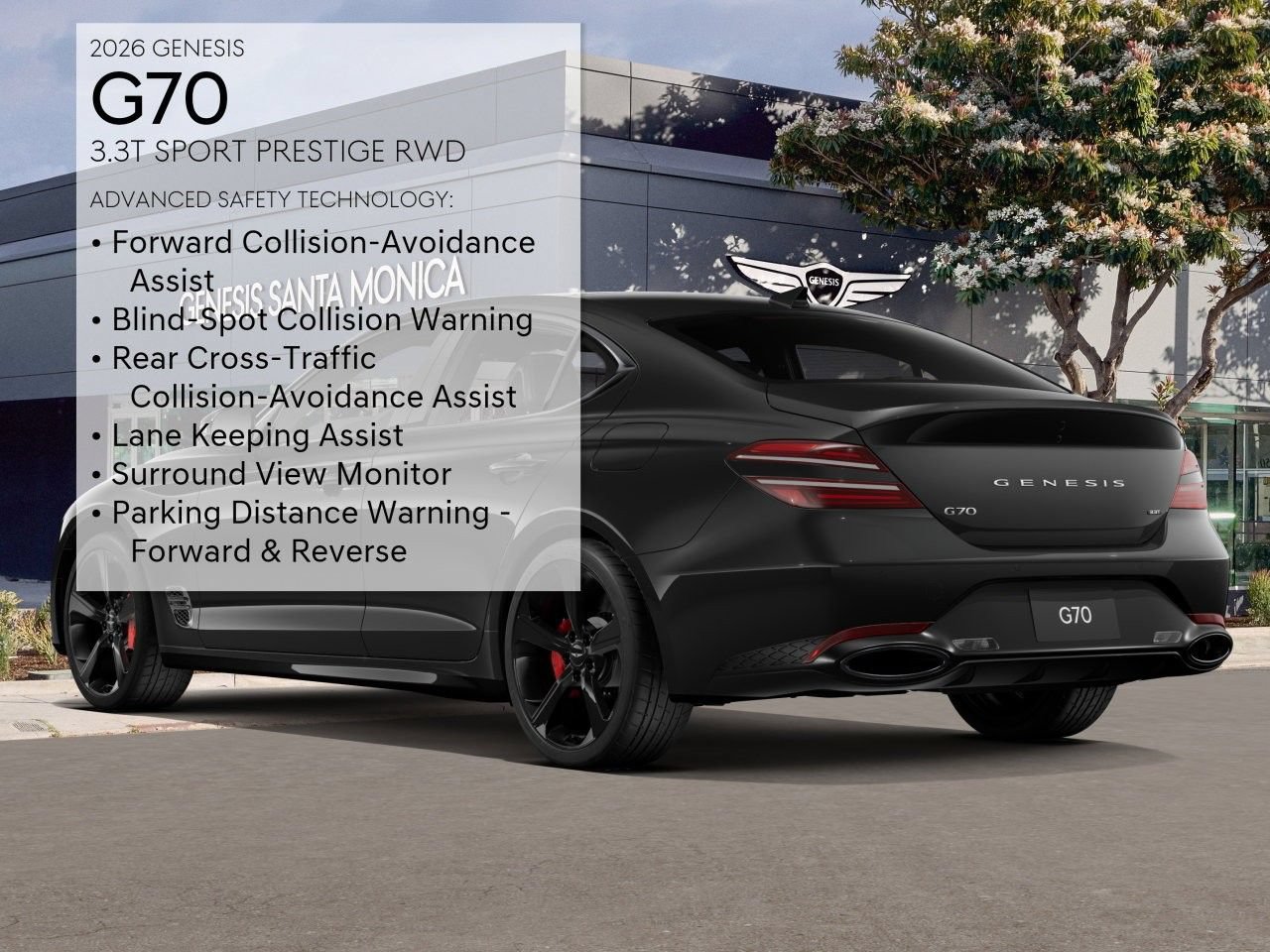 New 2026 Genesis G70 3.3T Sport Prestige RWD image 8