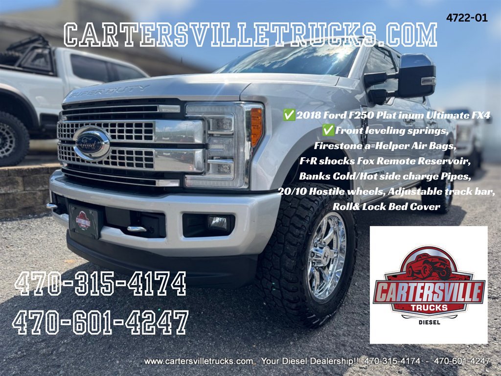 Used 2018 Ford F250 Platinum w/ Platinum Ultimate Package