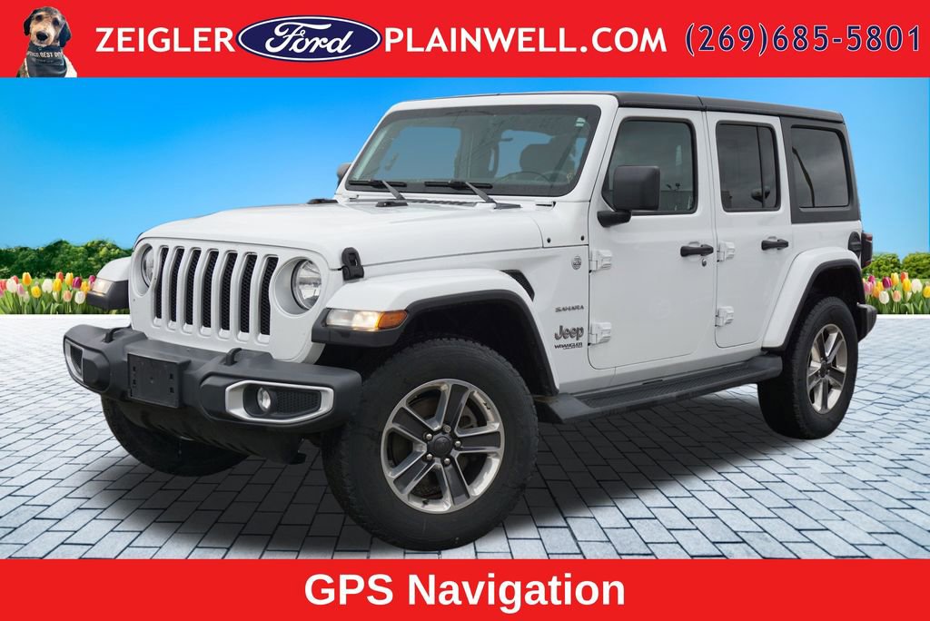 Used 2020 Jeep Wrangler Unlimited Sahara w/ Dual Top Group AWD/4WD image 1