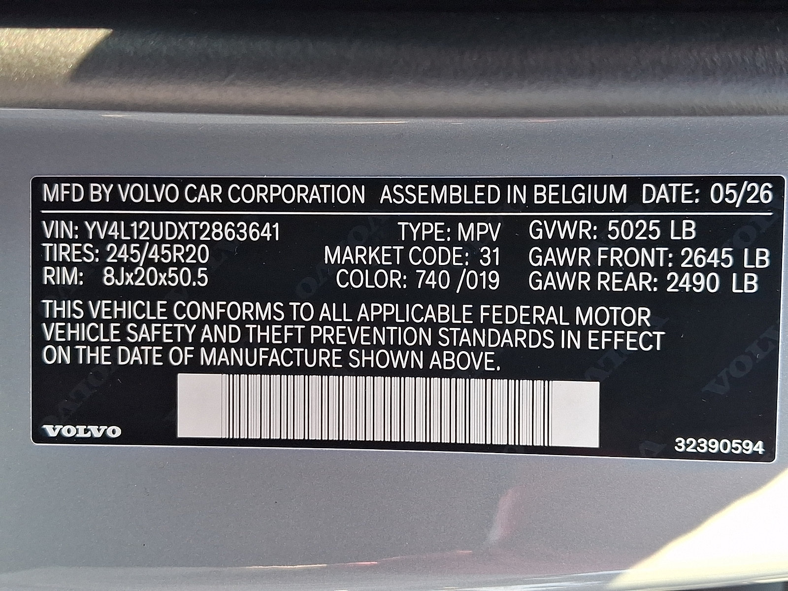New 2026 Volvo XC40 B5 Ultra w/ Protection Package Premier AWD/4WD image 14