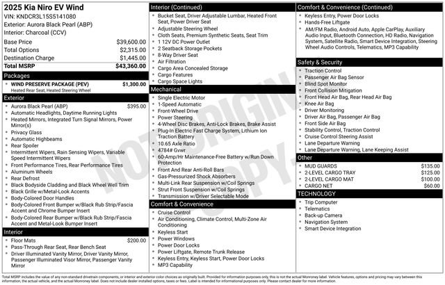Used 2025 Kia Niro Wind w/ Wind Preserve Package FWD image 15