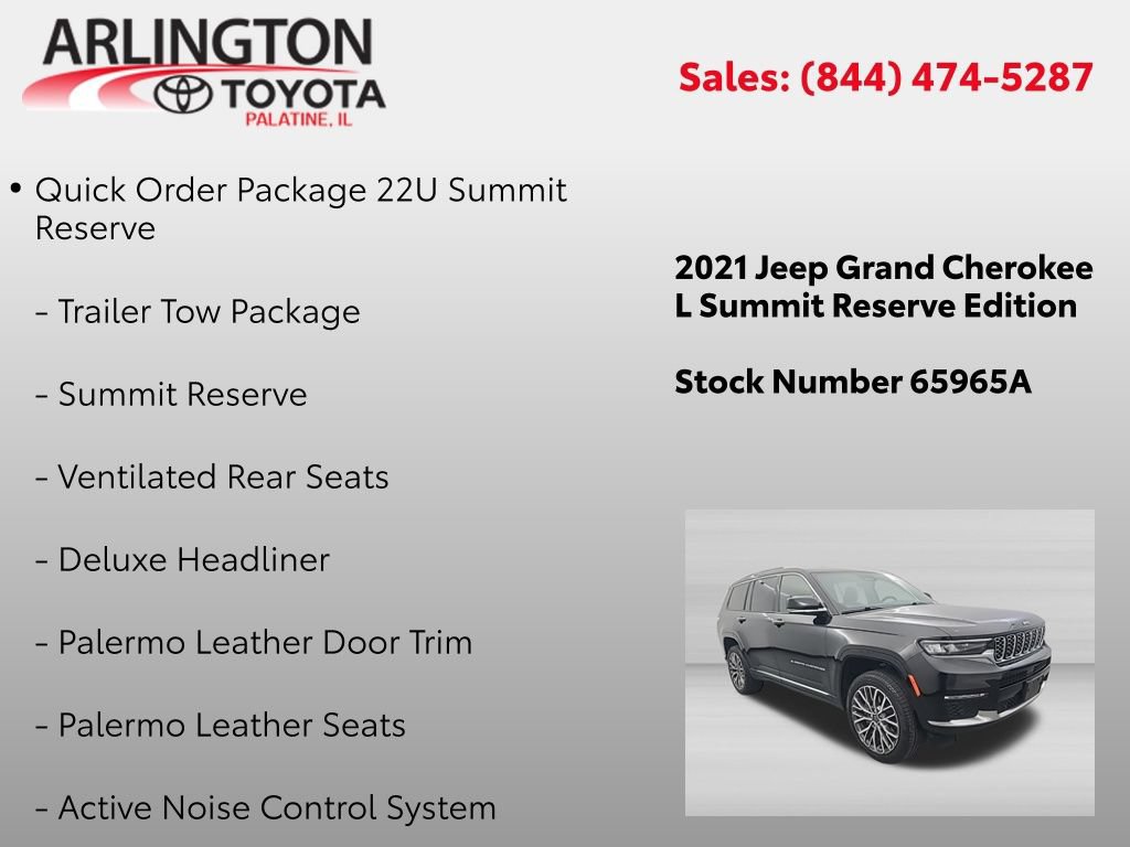 Used 2021 Jeep Grand Cherokee L Summit AWD/4WD video 2