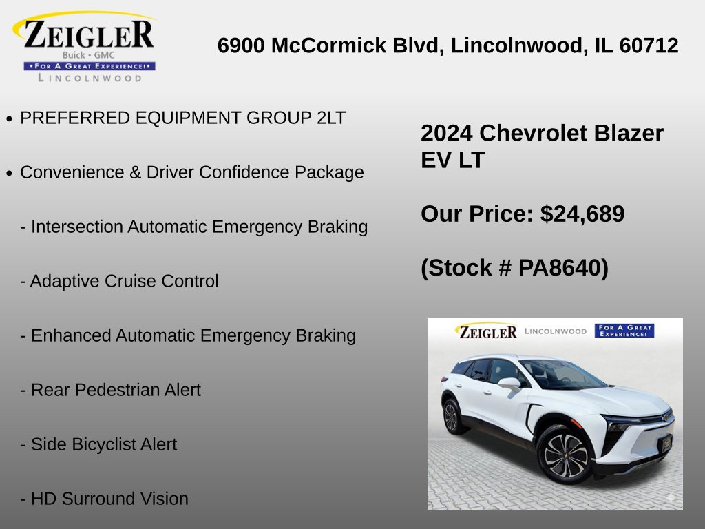 Certified 2024 Chevrolet Blazer EV LT AWD/4WD image 6