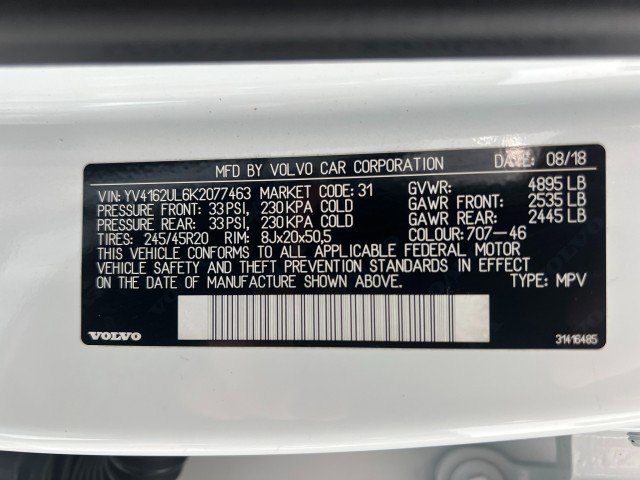 Used 2019 Volvo XC40 T5 Inscription image 35