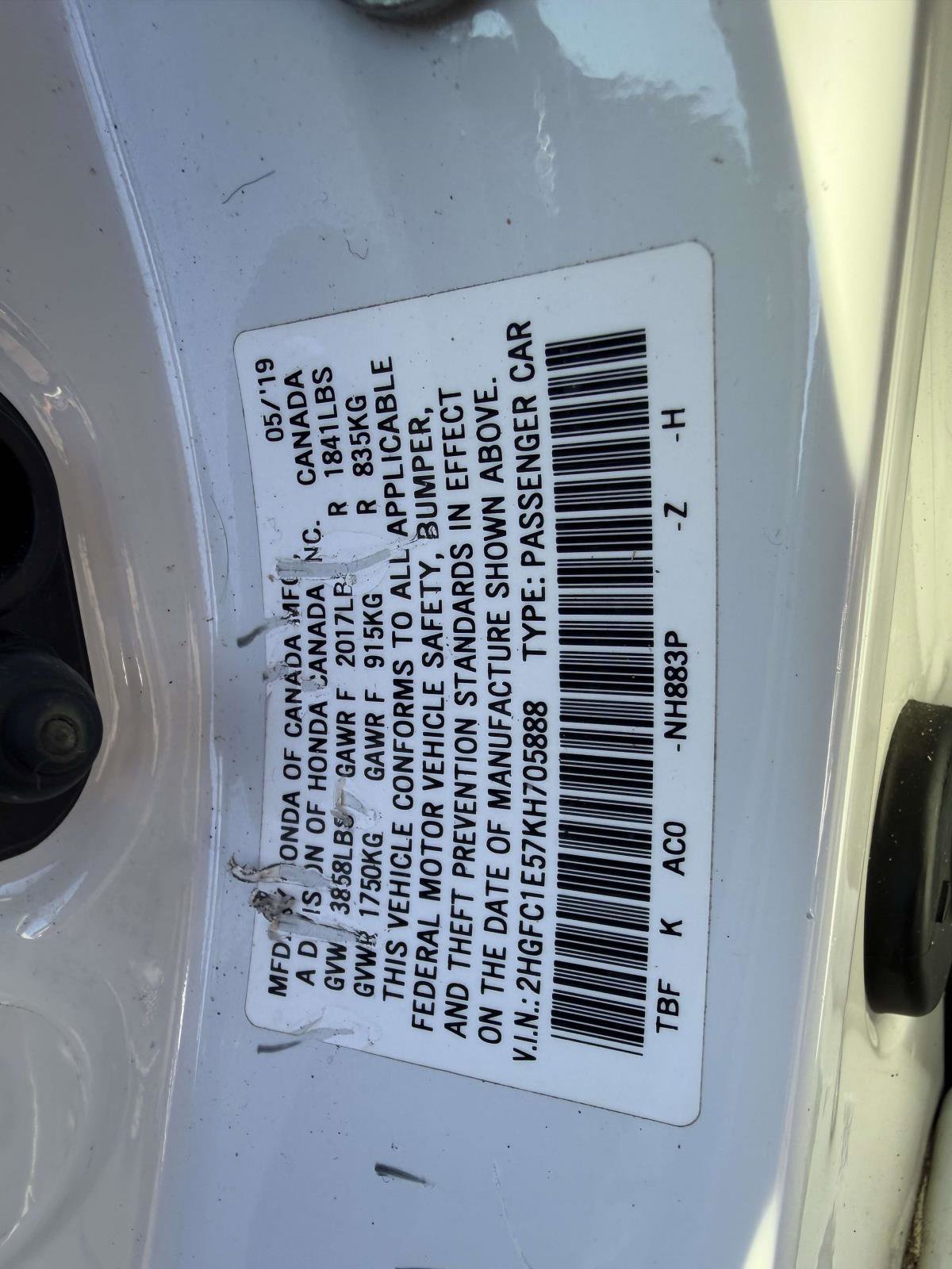 Used 2019 Honda Civic Si image 16