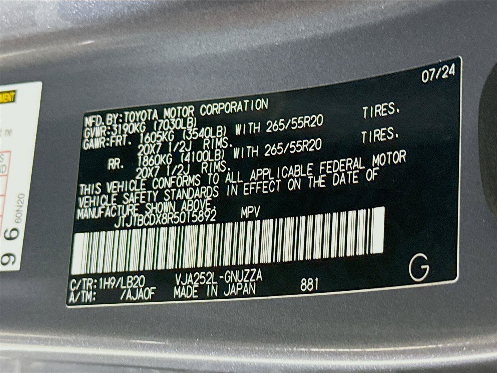 Used 2024 Lexus GX 550 w/ Accessory Package (Z1) AWD/4WD image 35