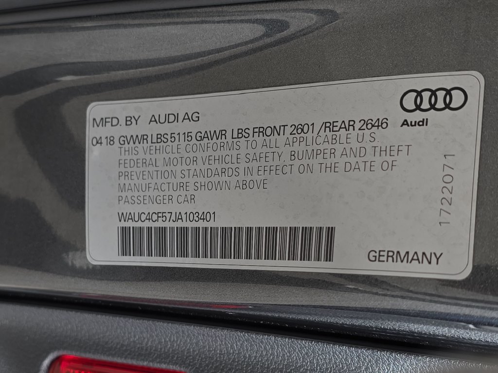 Used 2018 Audi S5 Prestige w/ S Sport Package AWD/4WD image 38