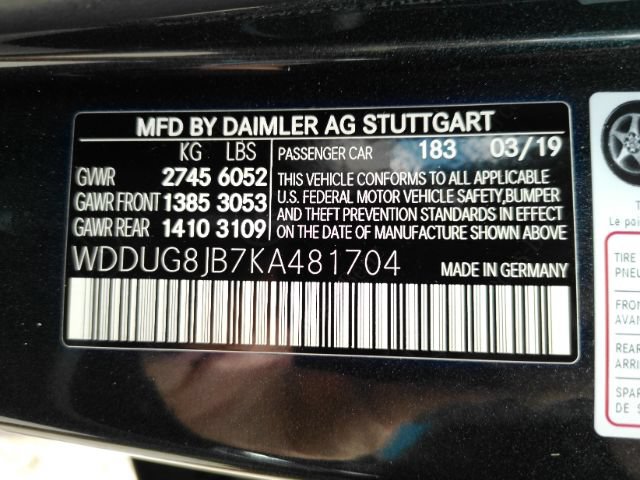 Used 2019 Mercedes-Benz S 63 AMG S 4MATIC Sedan image 63