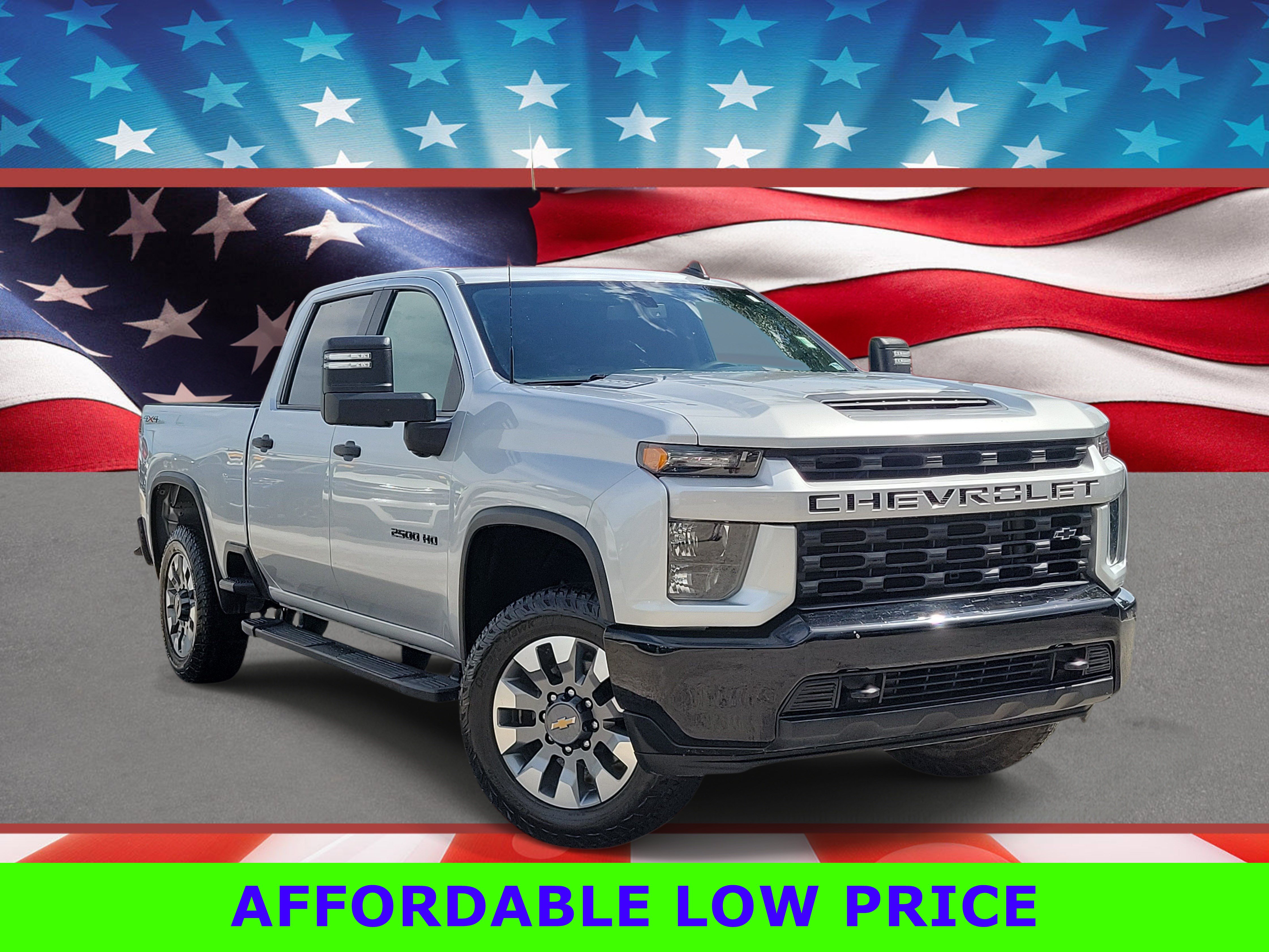 Used 2022 Chevrolet Silverado 2500 Custom w/ Custom Value Package AWD/4WD image 1
