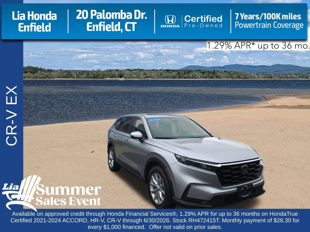 Certified 2024 Honda CR-V EX image 1