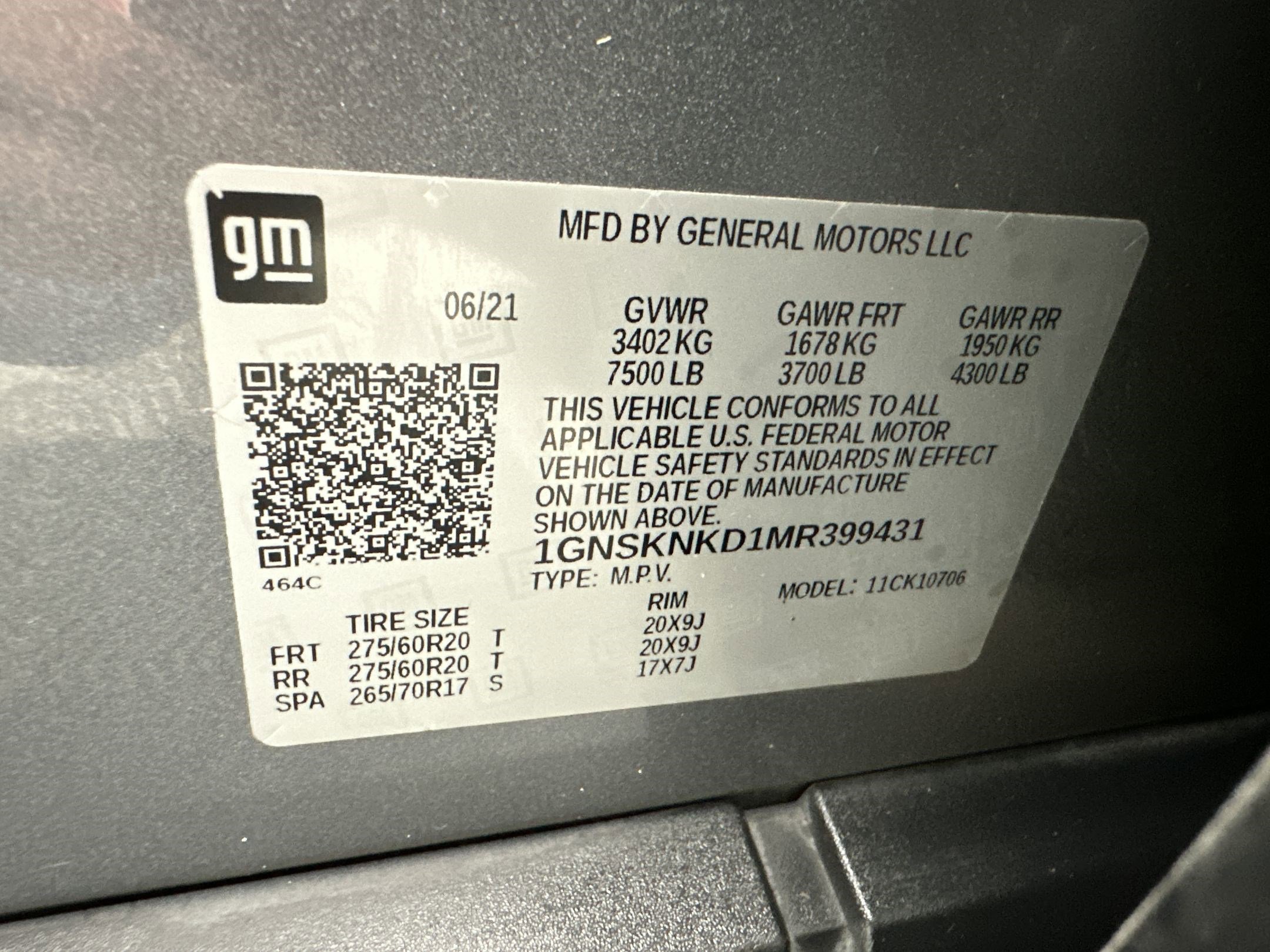 Used 2021 Chevrolet Tahoe LT AWD/4WD image 20