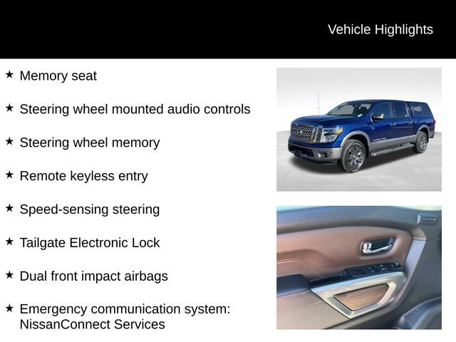 Used 2018 Nissan Titan Platinum Reserve w/ Platinum Utility Package AWD/4WD image 14