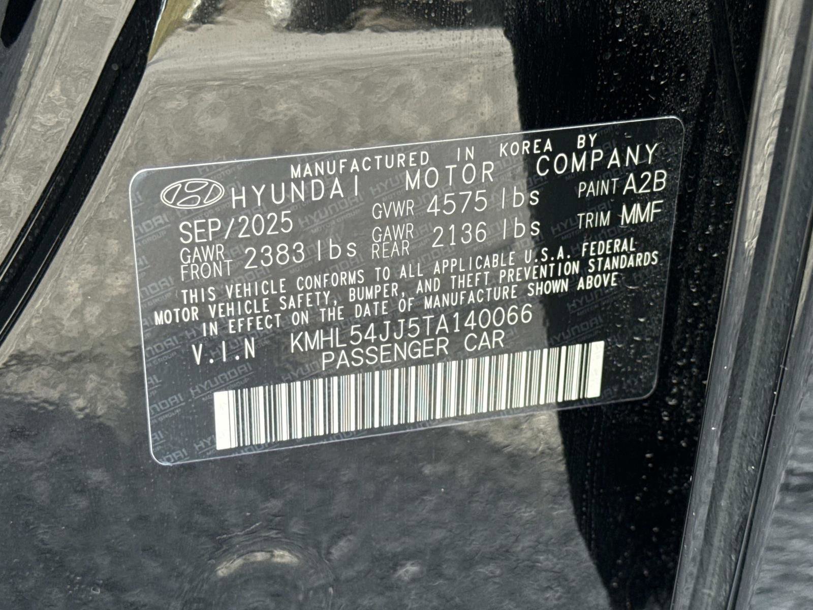 New 2026 Hyundai Sonata Limited FWD image 19