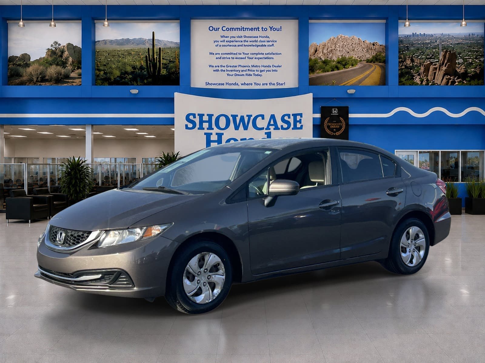 Used 2015 Honda Civic LX image 2