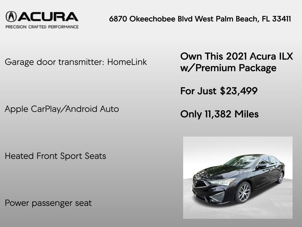 Used 2021 Acura ILX w/ Premium Package FWD image 14