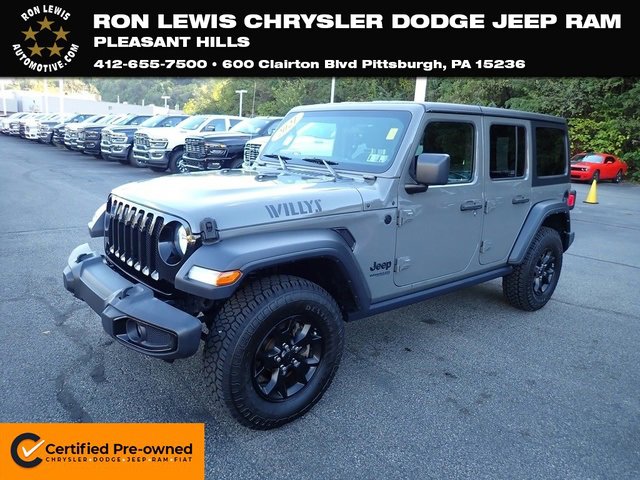 Certified 2021 Jeep Wrangler Unlimited Sport