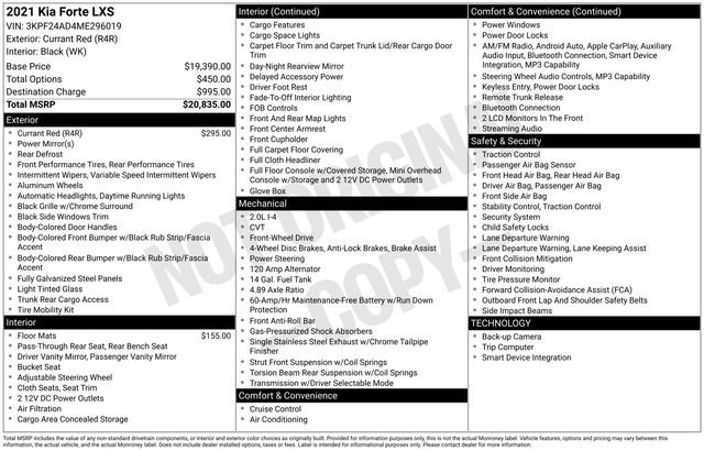 Used 2021 Kia Forte LXS image 7