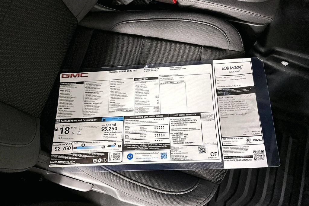 New 2026 GMC Sierra 1500 Pro w/ Pro Value Package AWD/4WD image 14