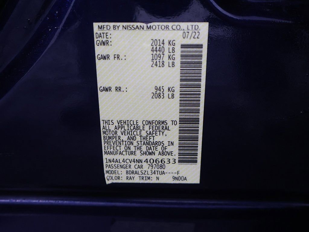 Used 2022 Nissan Altima 2.0 SR image 45