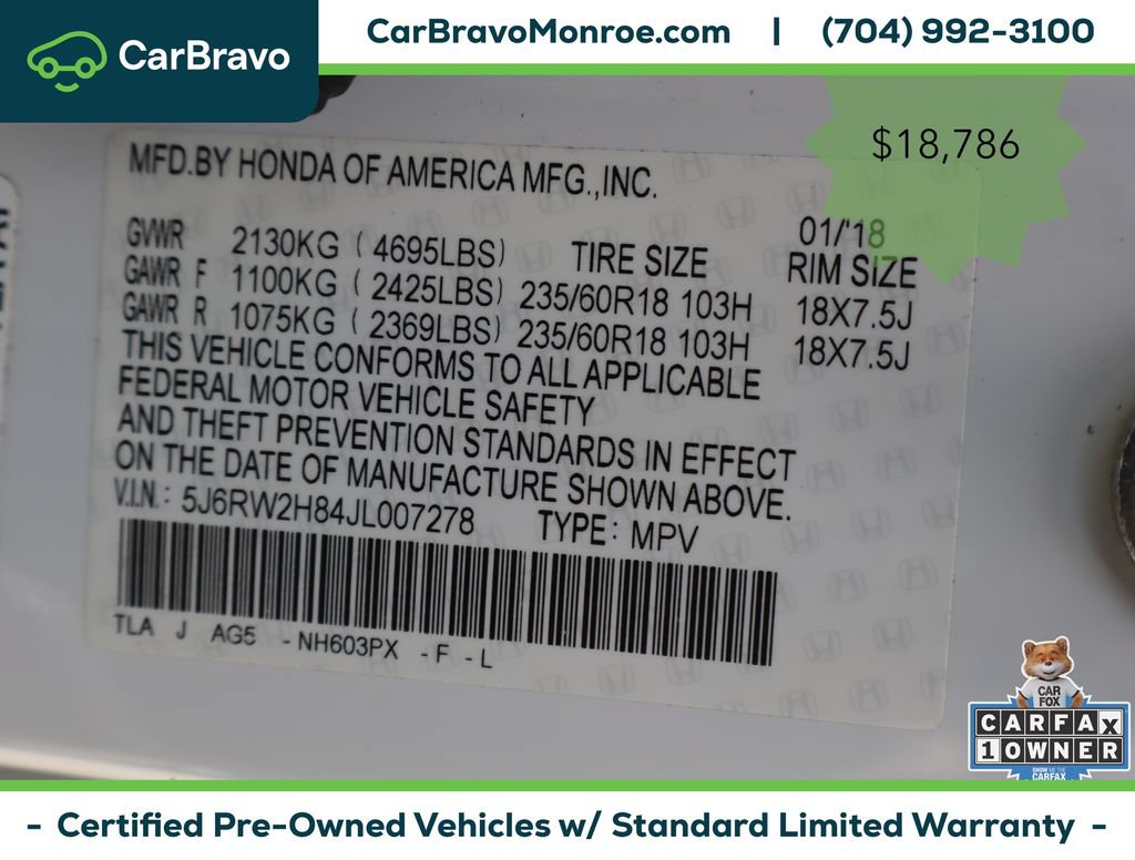 Used 2018 Honda CR-V EX-L image 50