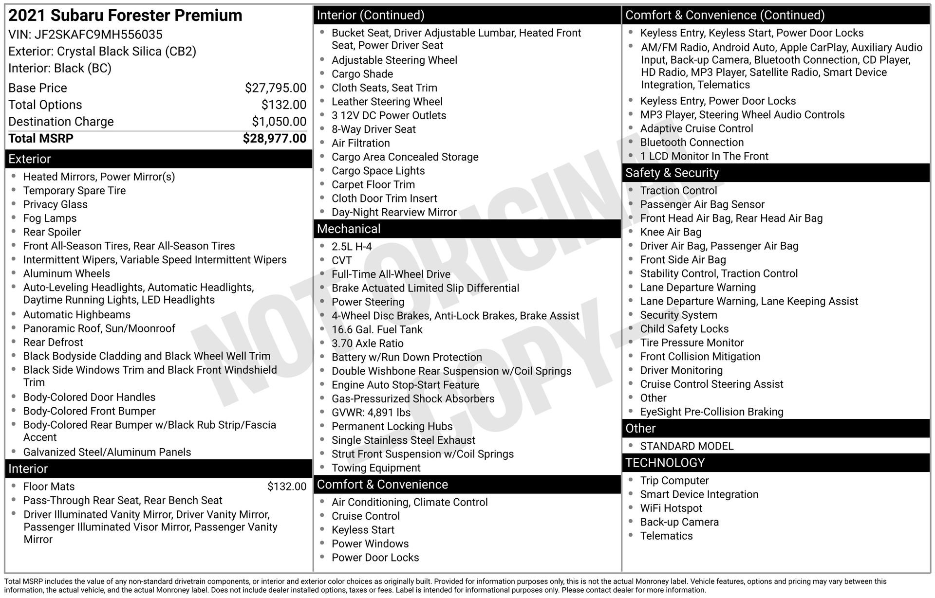 Used 2021 Subaru Forester Premium image 5