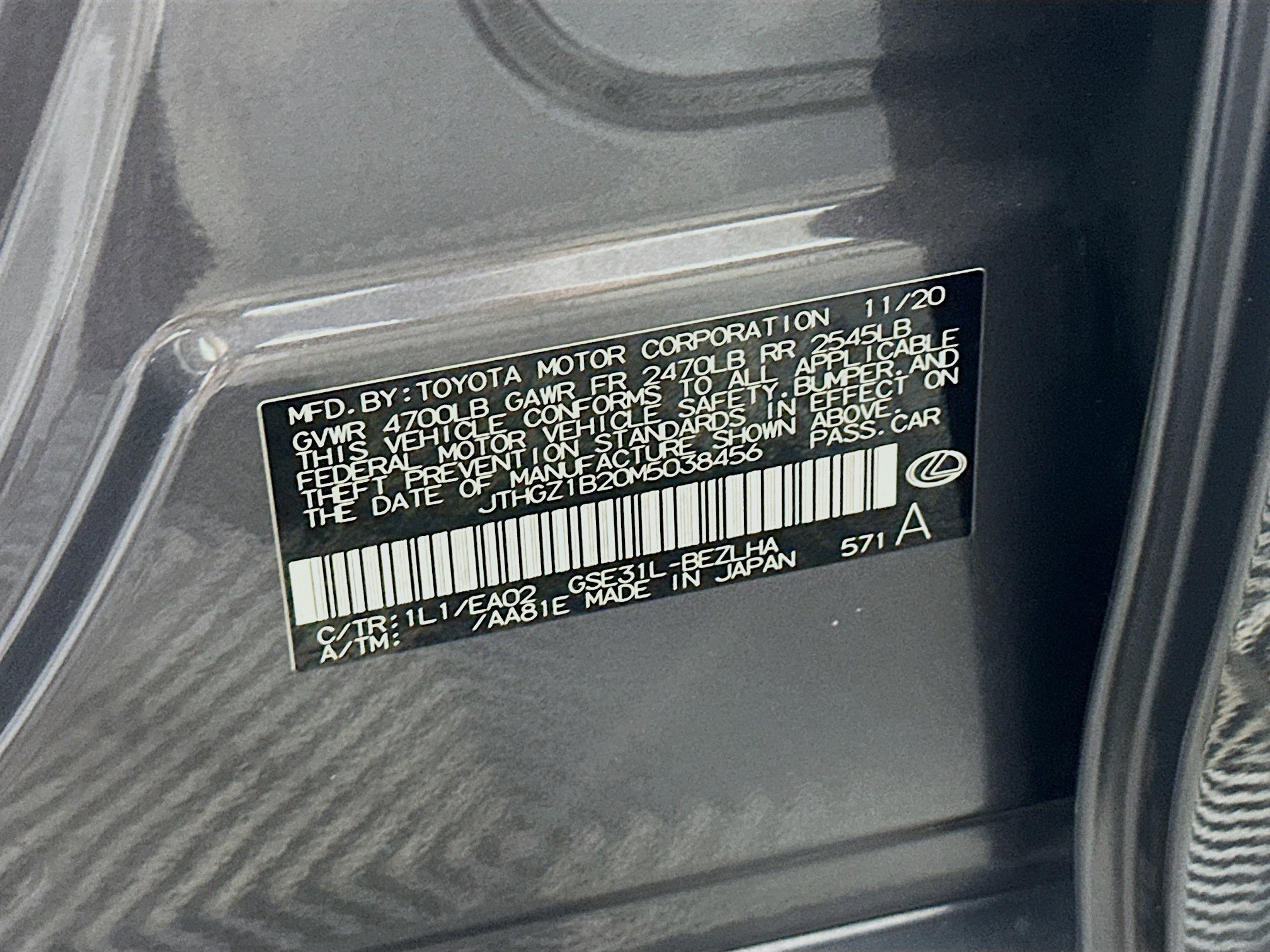 Used 2021 Lexus IS 350 F Sport w/ Accessory Package image 12