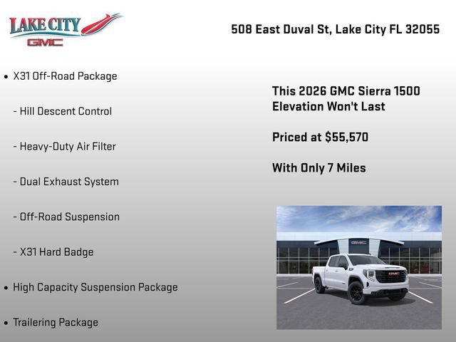 New 2026 GMC Sierra 1500 Elevation w/ Preferred Package AWD/4WD image 39