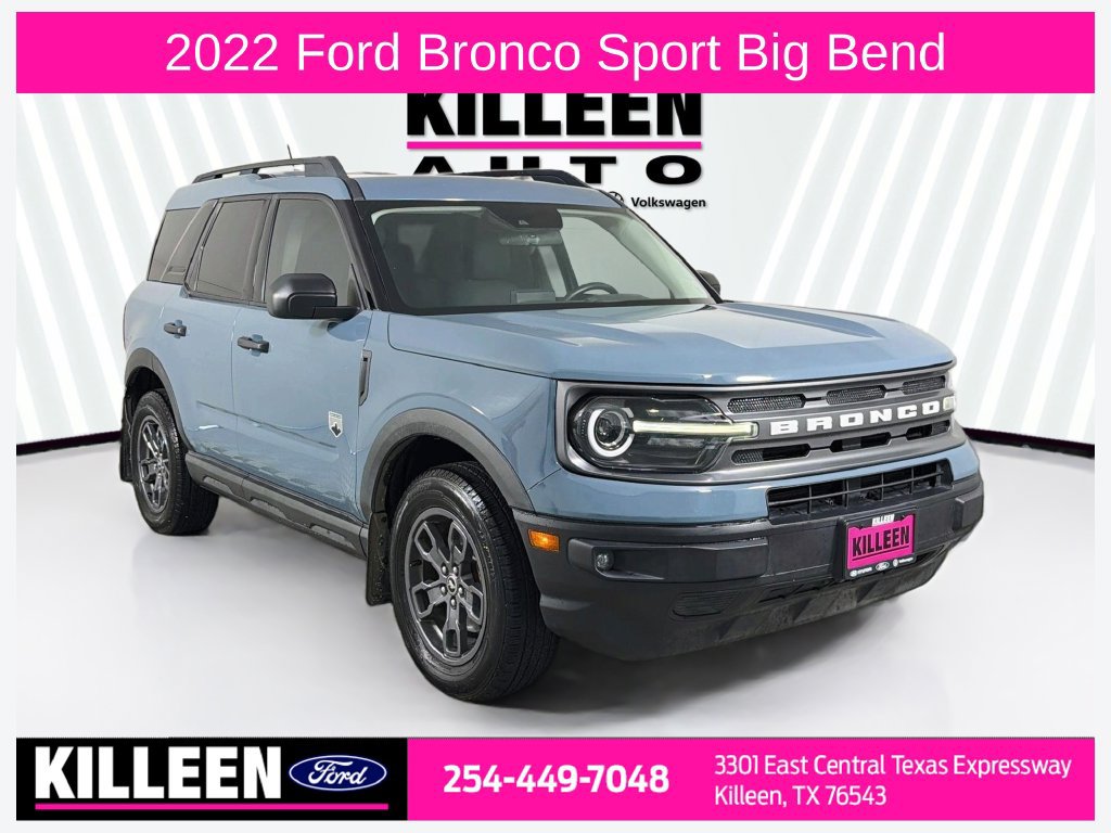 Certified 2022 Ford Bronco Sport Big Bend w/ Convenience Package AWD/4WD image 1