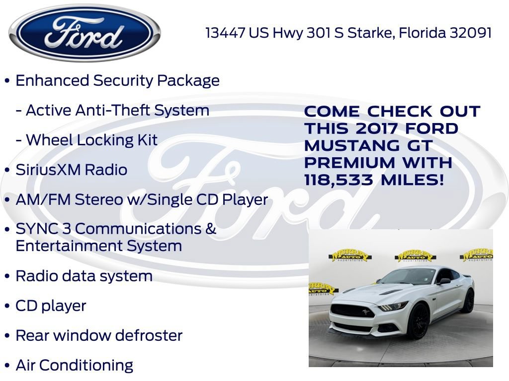 Used 2017 Ford Mustang GT Premium w/ Equipment Group 401A RWD image 15