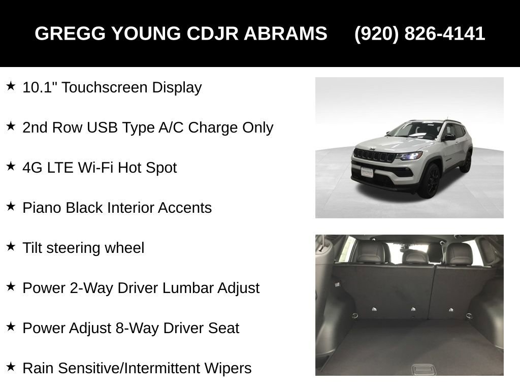 New 2026 Jeep Compass Latitude w/ Quick Order Package 29K image 37